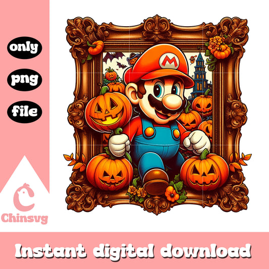 Super mario character png, super mario game  png, happy halloween png