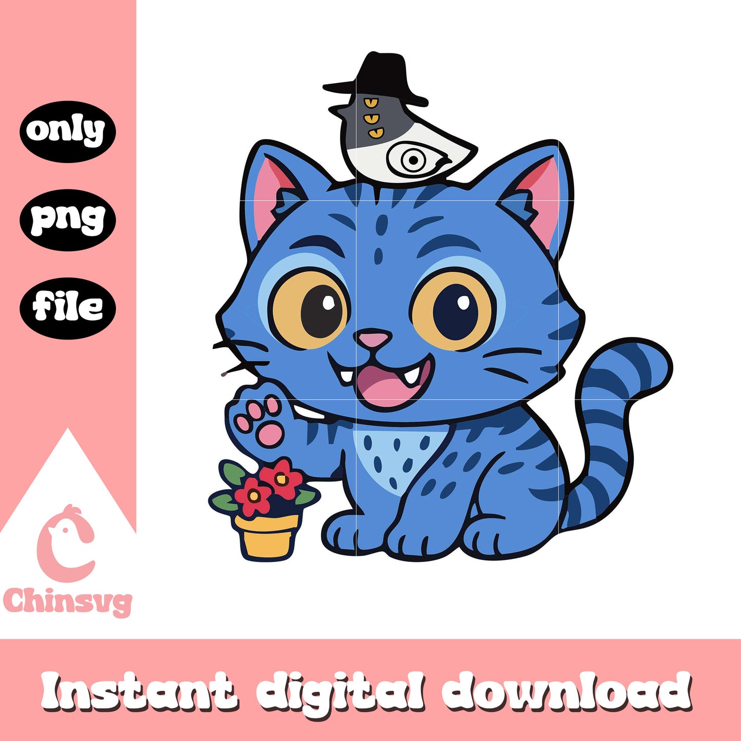 Susie and demon hunter tiger design png, demon tiger png