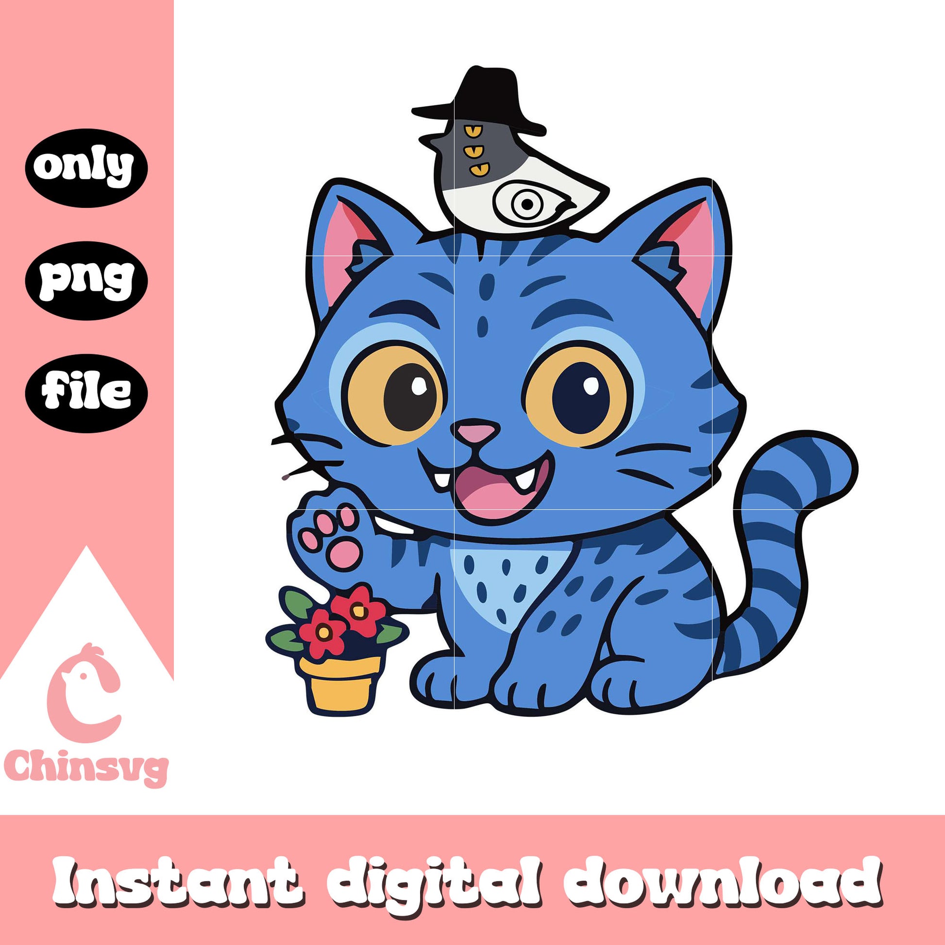 Susie and demon hunter tiger design png, demon tiger png