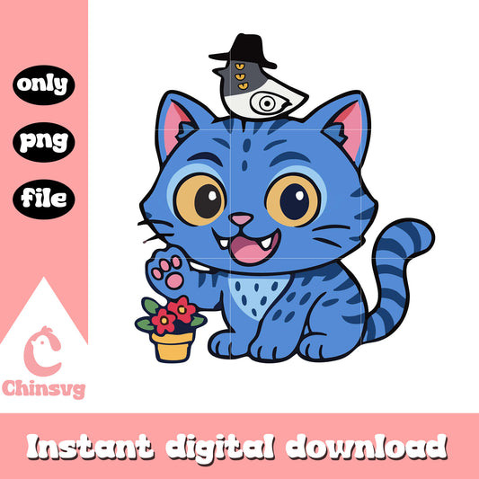 Susie and demon hunter tiger design png, demon tiger png