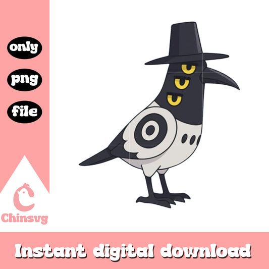 Sussy bird demon hunters design png, sussy png, huntrix movie png