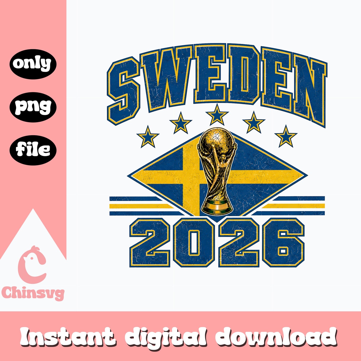 Sweden 2026 World Cup PNG, Sweden Football Flag, Soccer PNG