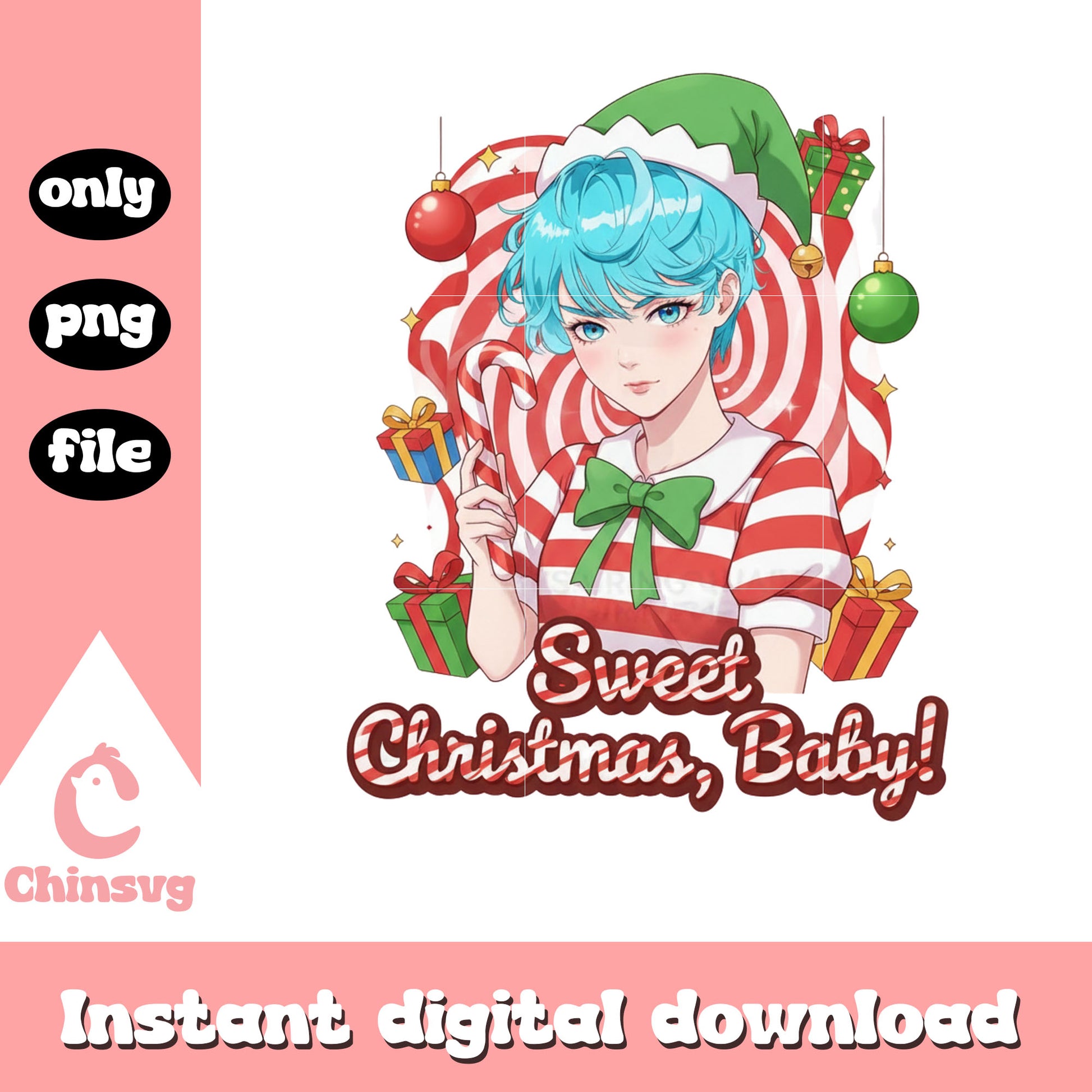 Sweet christmas baby design png, baby saja boys png