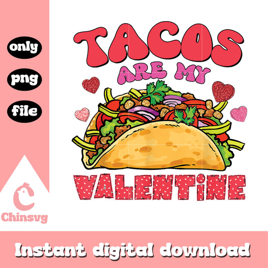 Tacos cartoon design valentine png, valentinas taco shop​​ png