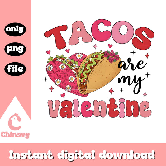 Tacos valentine flower glitter png, valentines day love​​ png