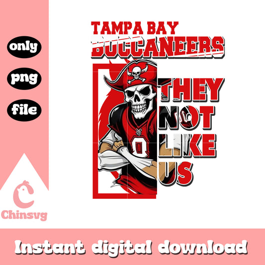 Tampa Bay Buccaneers they not like us png, best nfl team png