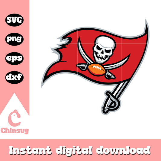 Tampa bay buccaneers logo design svg, nfl draft svg