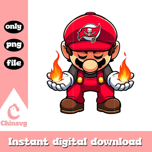 Tampa bay buccaneers mario png, nfl tampa bay buccaneers​ png