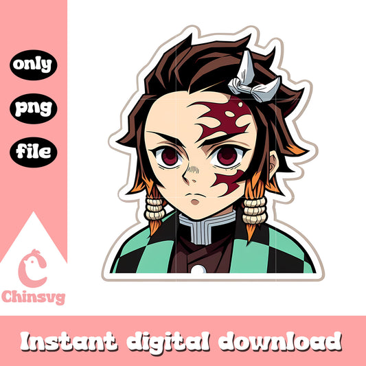 Tanjiro clipping png, Kimetsu no Yaiba png, Demon Slayer png