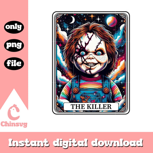 Tarot card chucky the killer png, rocky horror movies png