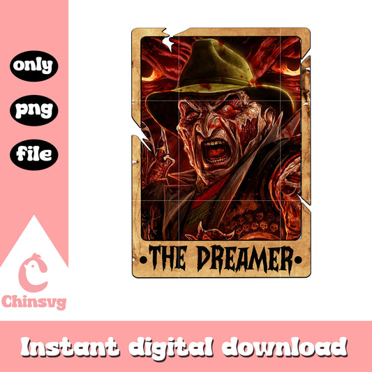 Tarot card freddy the dreamer png, good horror movies png