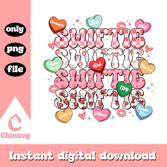 Taylor Swift swiftie candy heart png, swiftie png, Taylor Swift png
