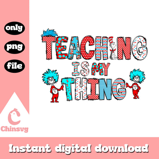Teacher of all thing font design png, things characters png