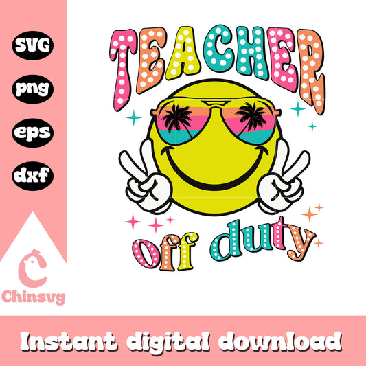 Teacher of duty smile face svg, smile emoji svg, teacher svg