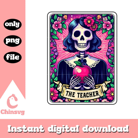 Teacher tarot card png, skeleton png, judgement tarot​​ png