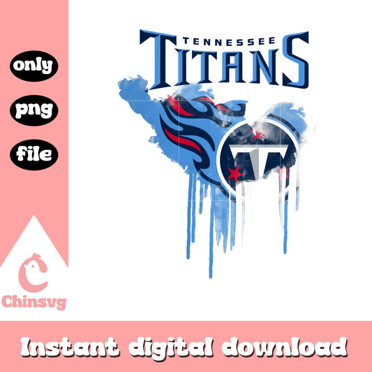 Tennessee Titans logo design png, nfl football png