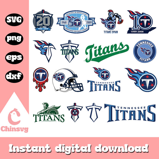 Tennessee titans logo bundle design svg, tennessee titans svg