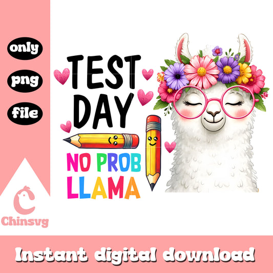Test day no prob llama png, test day toolkit png, llama png