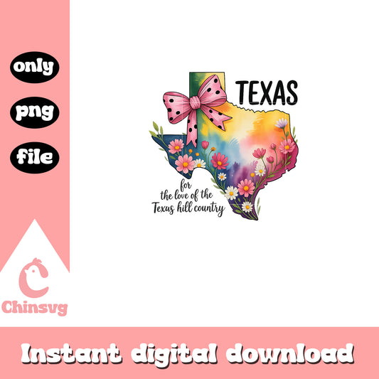 Texas for the love of the texas hill country png, pray for texas​ png