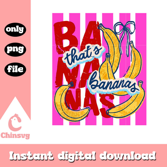 That's bananas stripes desing png