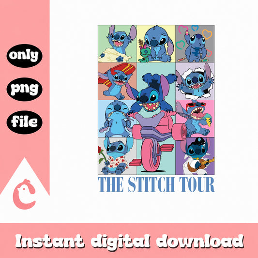 The Stitch Tour PNG, Lilo And Stitch Collage PNG, Disney PNG