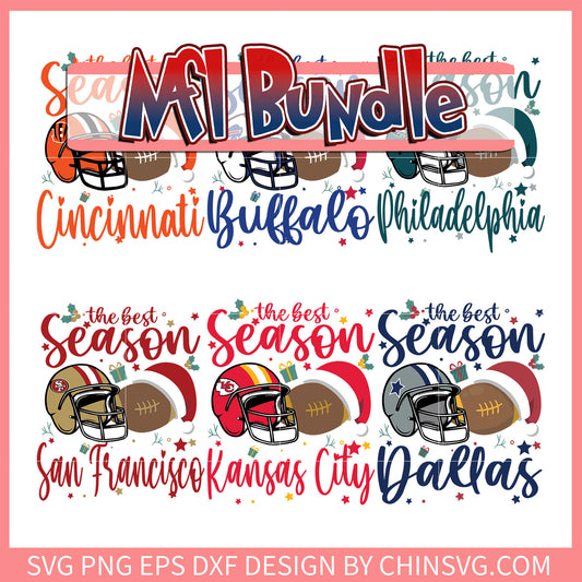 The best season nfl logo design bundle svg,nfl shop svg