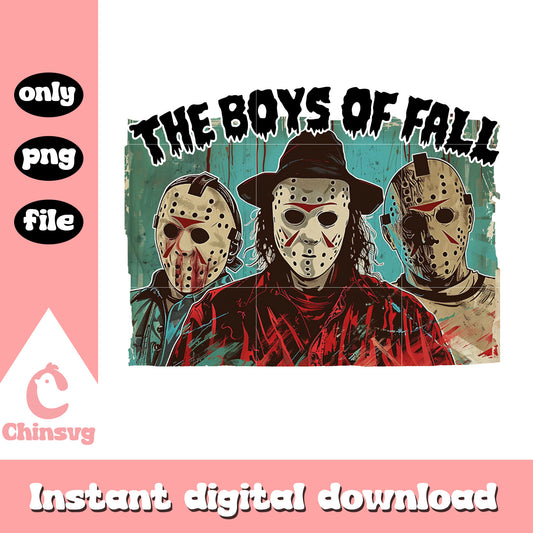 The boys of fall spooky character design png, jason voorhees png