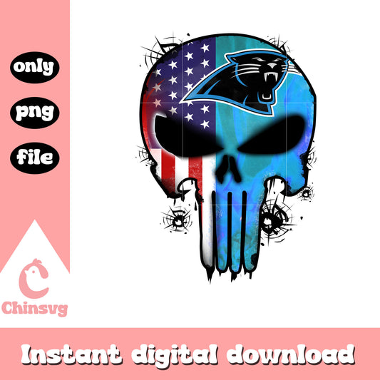 The carolina panthers skull flag png, carolina panthers nfl png