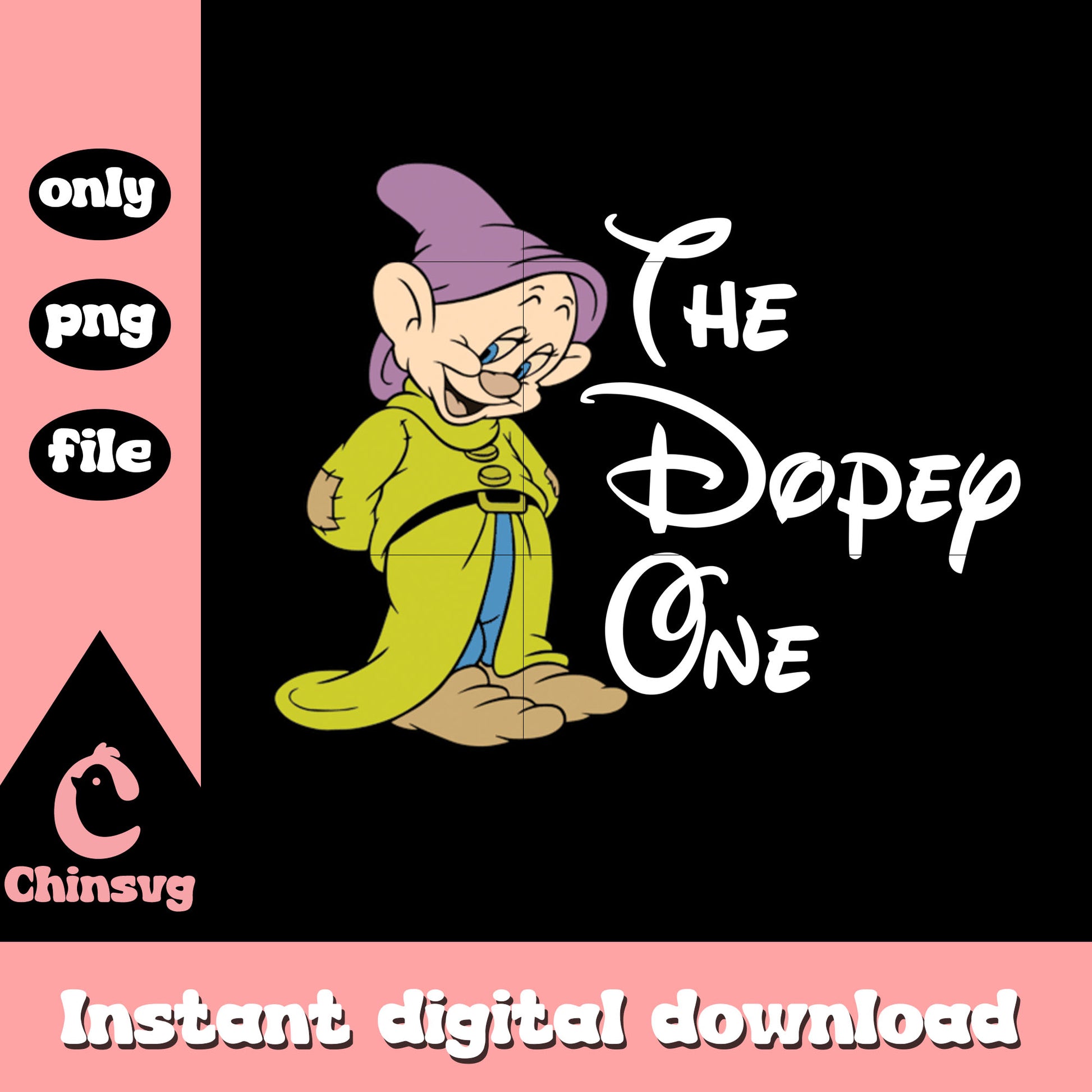 The dopey one snow white cartoon art png, snow white dopey png