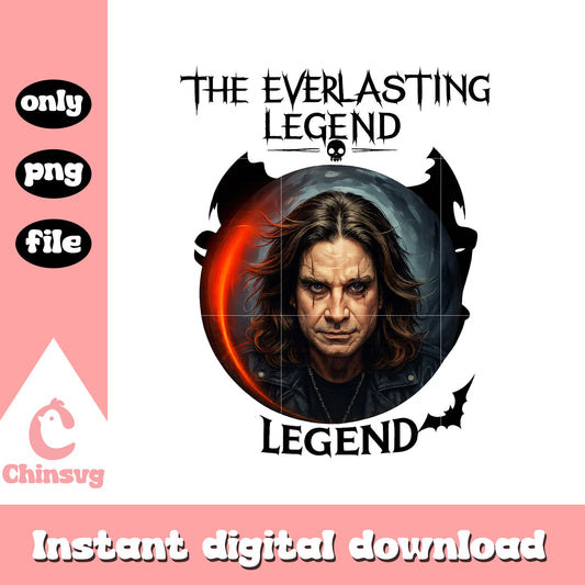 The everlasting legend ozzy osbourne design png, ozzy osbourne png