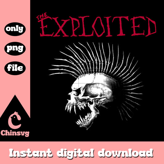 The exploited logo design png, the exploited png, rock band png