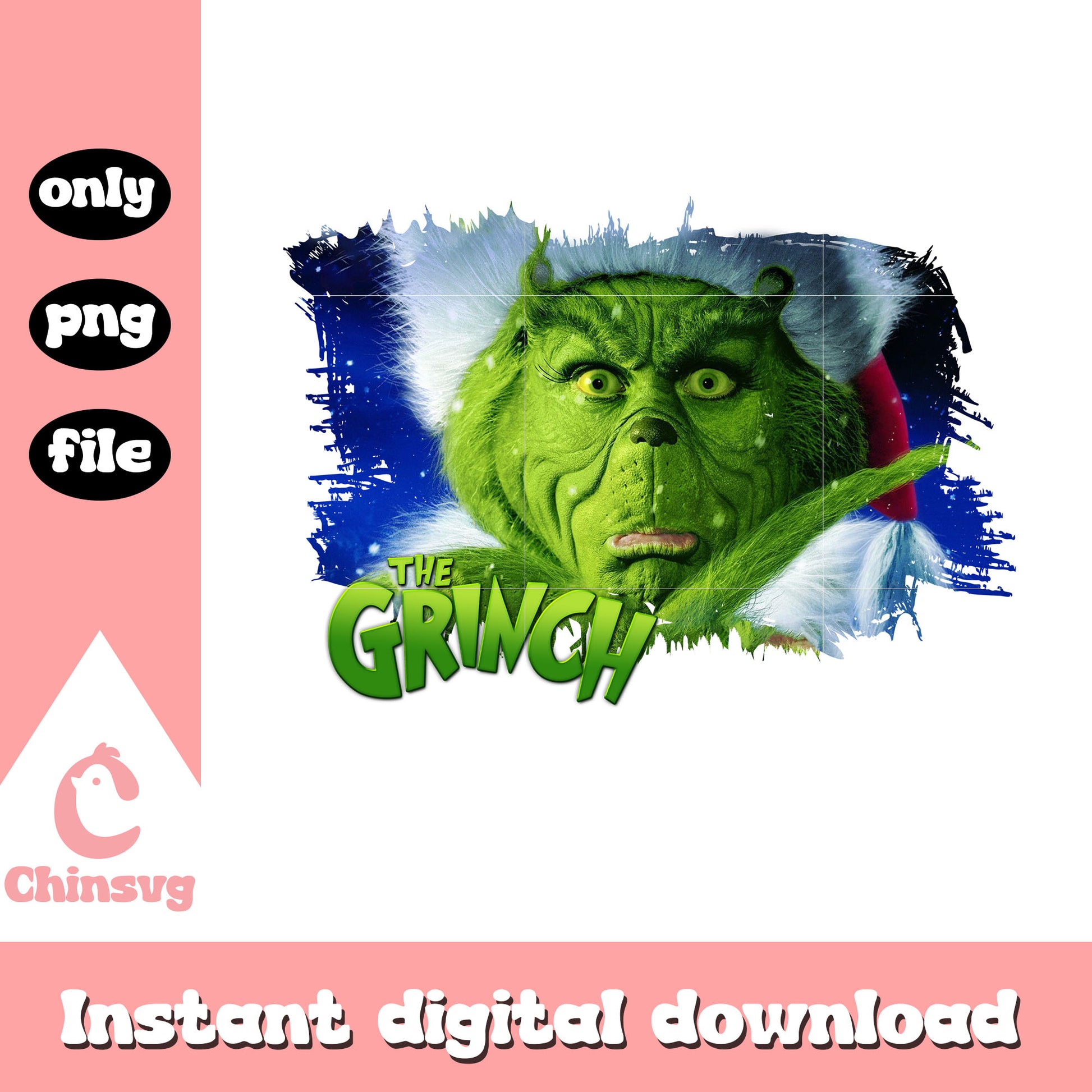 The grinch character on christmas png, christmas movie characters png