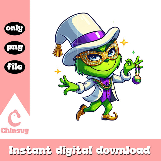 The grinch mardi gras outfits png, mardi gras outfits png