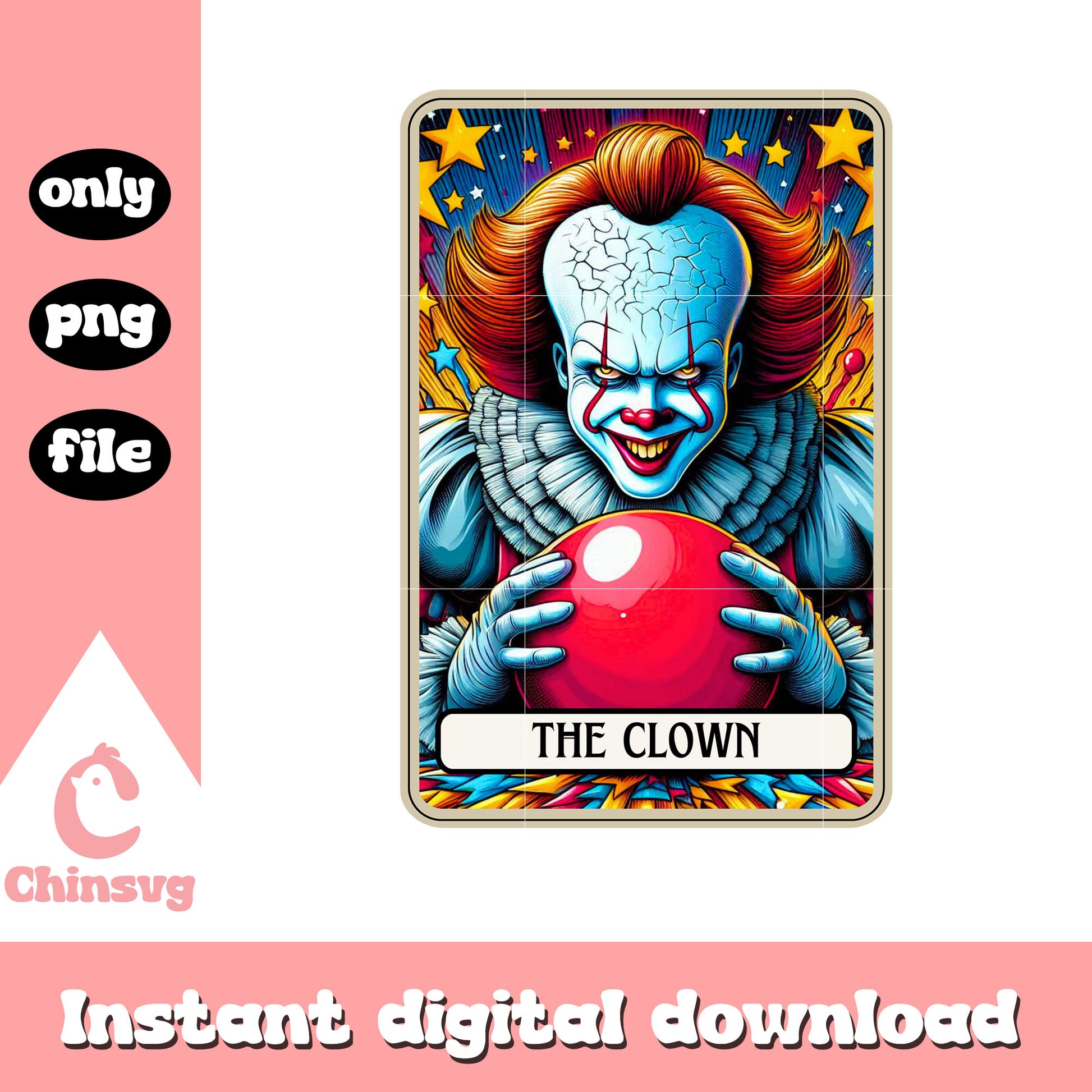 The halloween clown pennywise png, the clown png