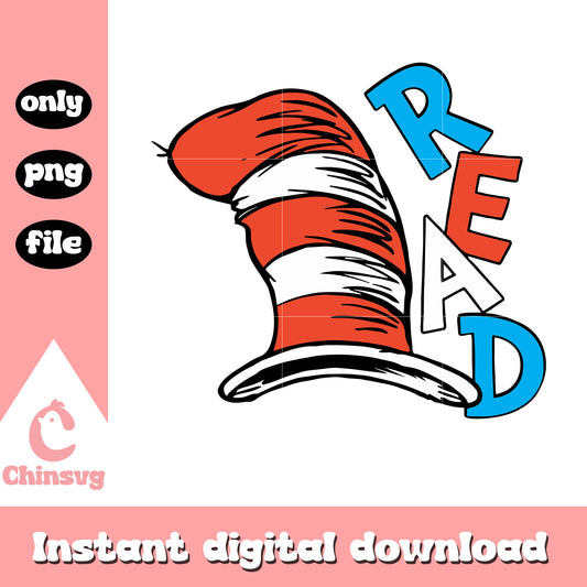 The hat read font design png, the hat png, read png