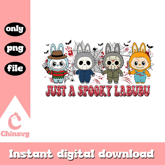The horror killers just a spooky labubu png, labubu monsters png