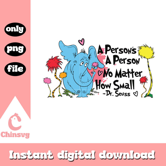 The horton no matter how small png, dr seuss horton png