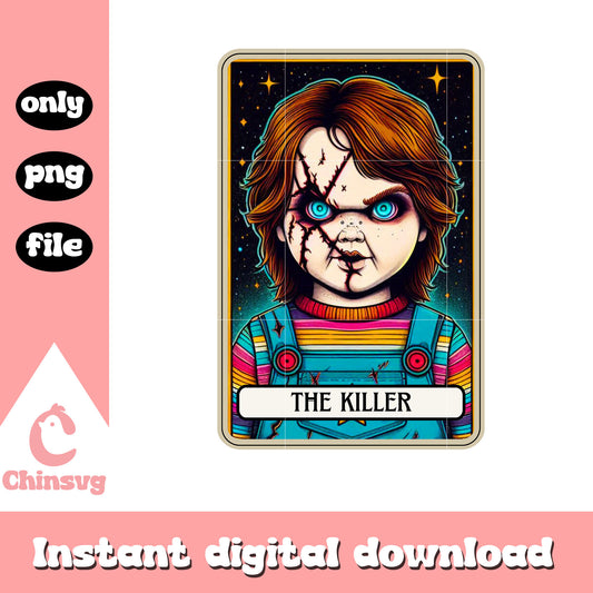 The killer chucky character design png, child's play png
