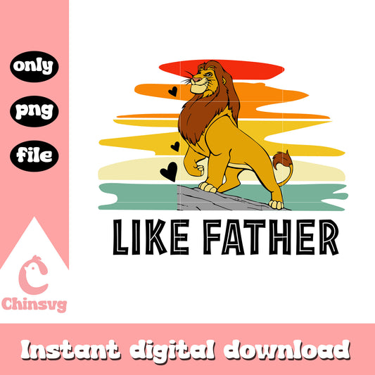 The lion king character liek father png, disney cartoon png