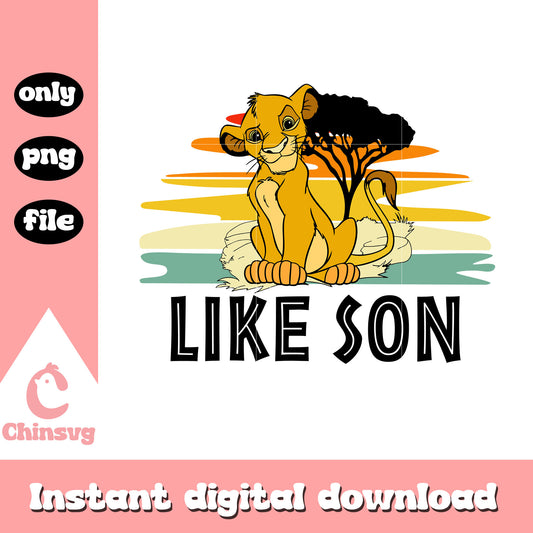 The lion king character like son png, disney cartoon png