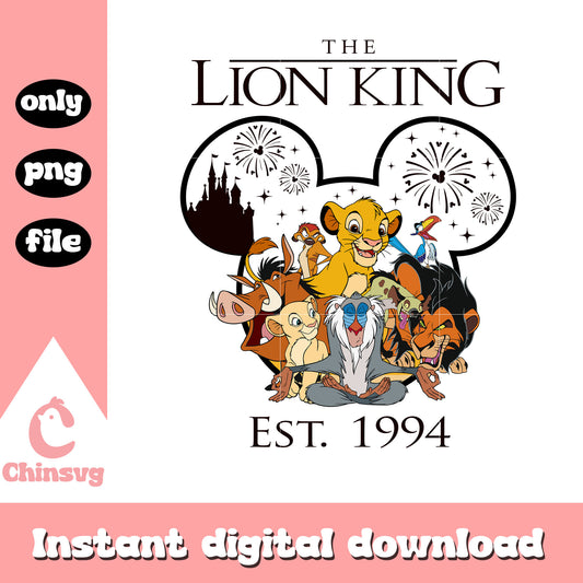 The lion king est 1994 mickey castle png, lion king characters png