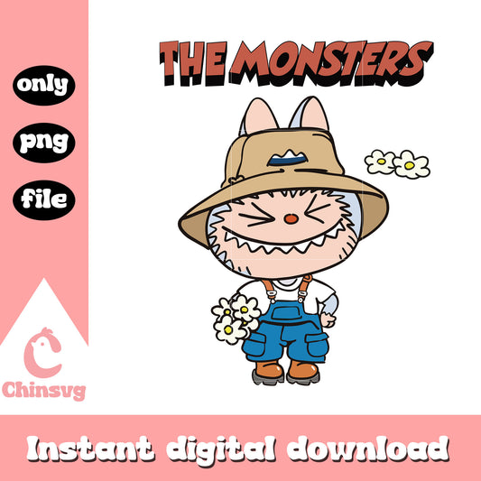 The monster labubu cute doll design png, labubu monster png
