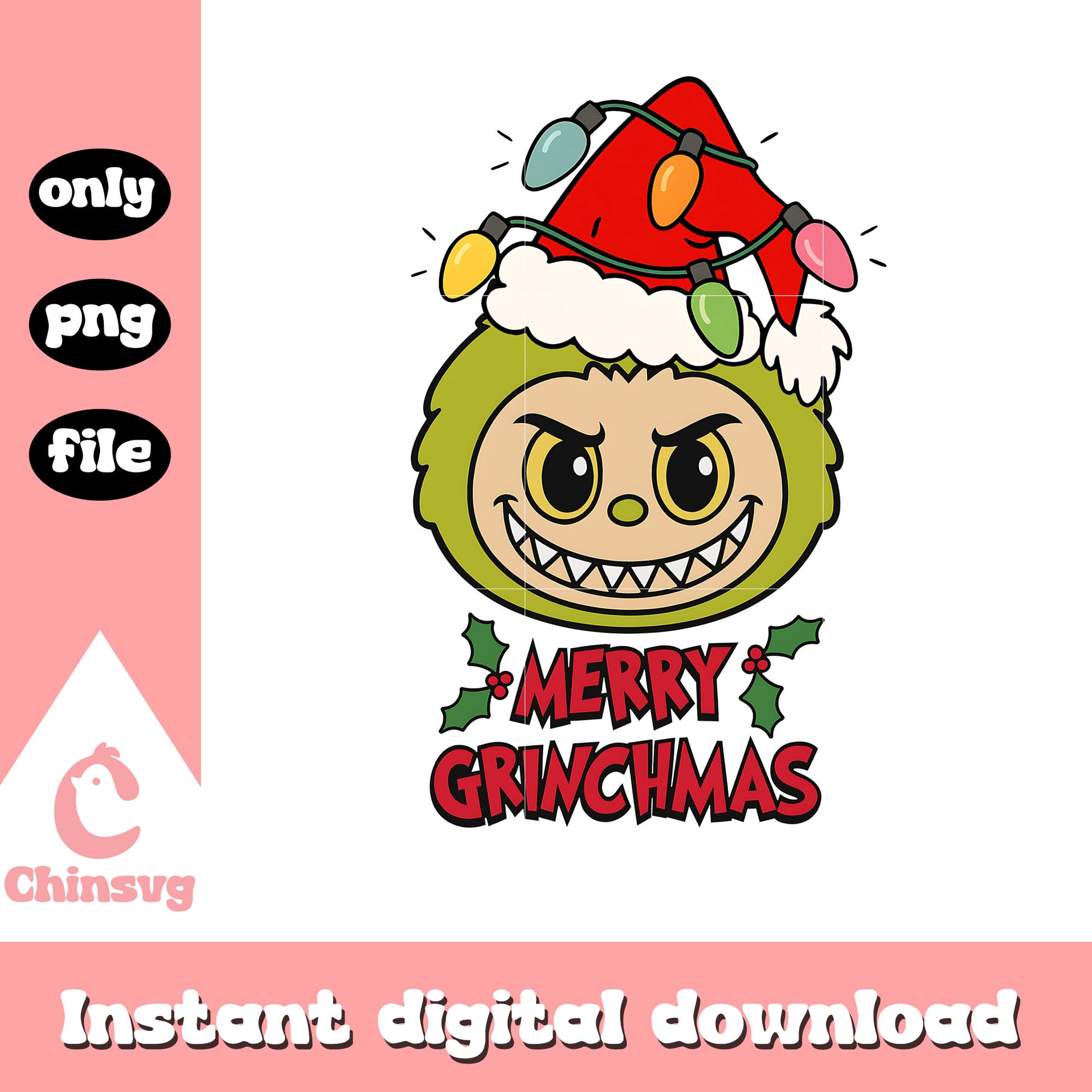 The monster labuby merry grinchmas png, the grinch png
