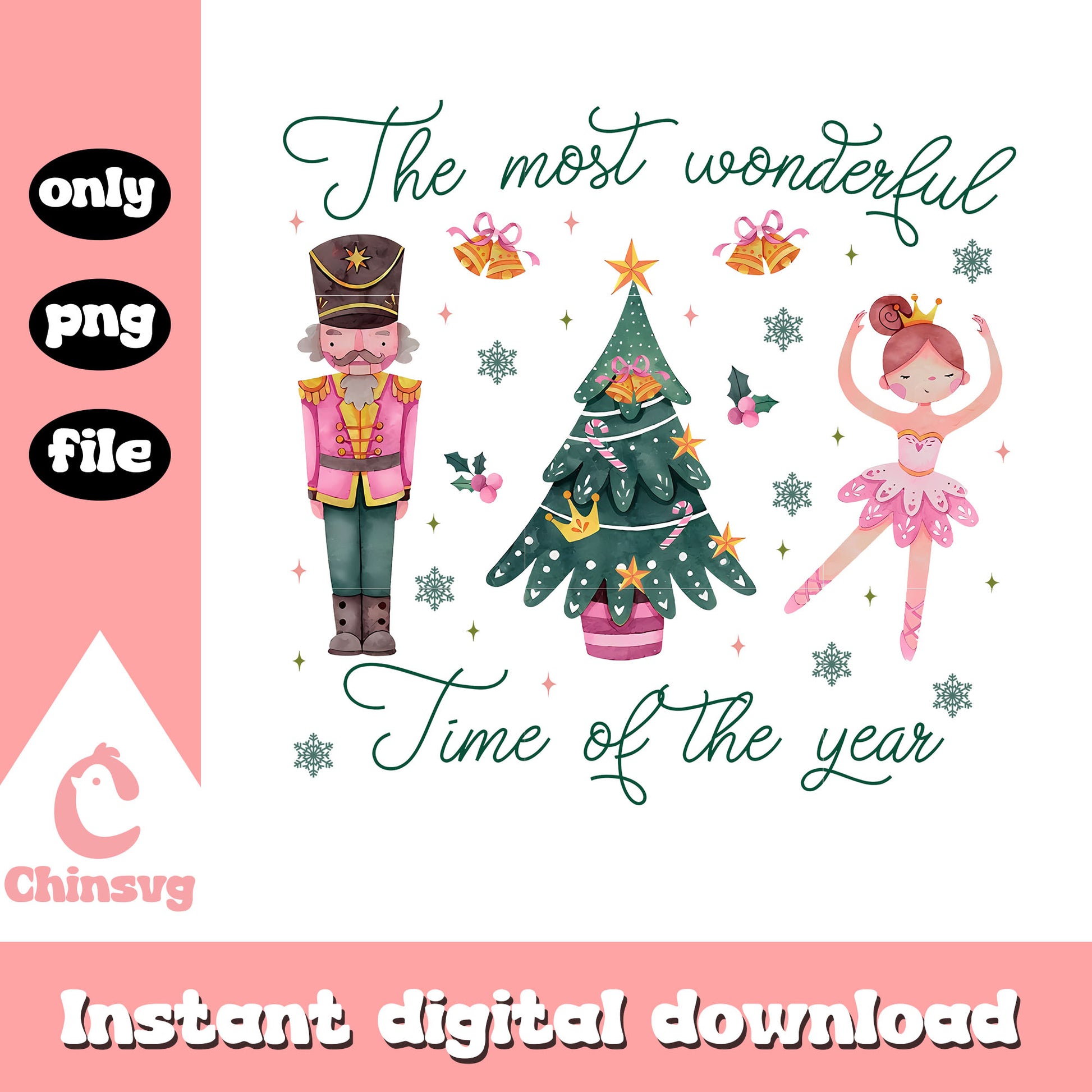 The most wonderful time of the year quote png, xmas quote png