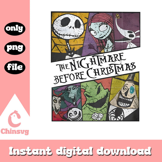 The nightmare before christmas design png, jack skellington png