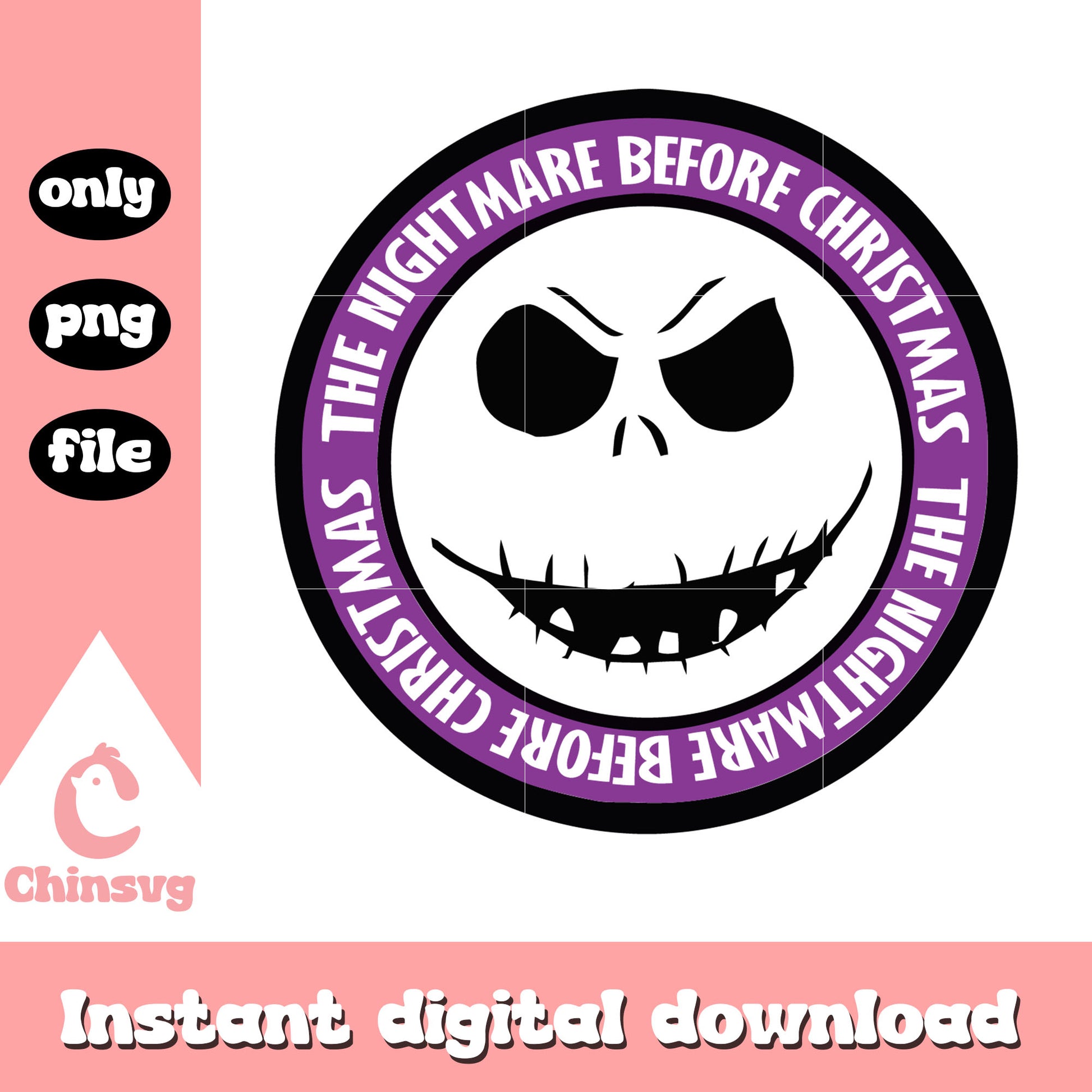 The nightmare coffee before logo art png, jack skellington movie png
