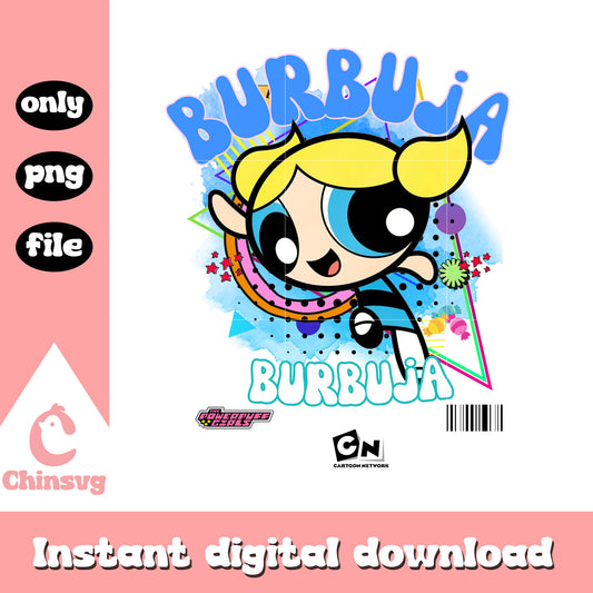 The powerpuff girls burbuja design png, bubbles powerpuff girls png