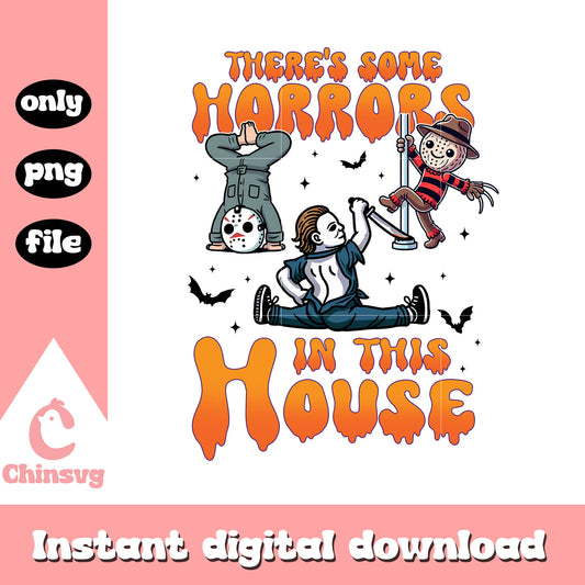 There're some horrors in this house png, horror characters png