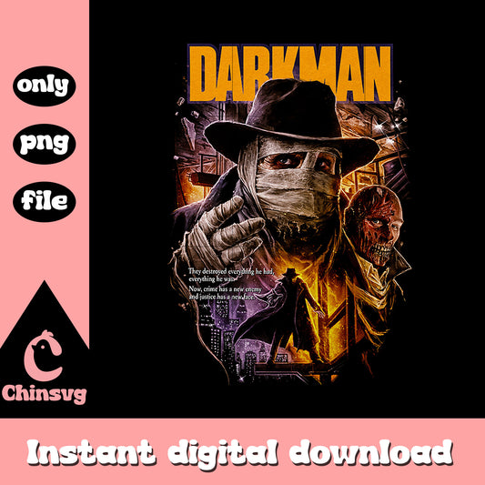 The return of durant darkman character png, movie character png