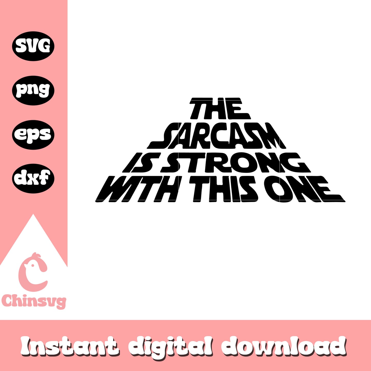 The sarcasm is strong with this one svg, font design svg
